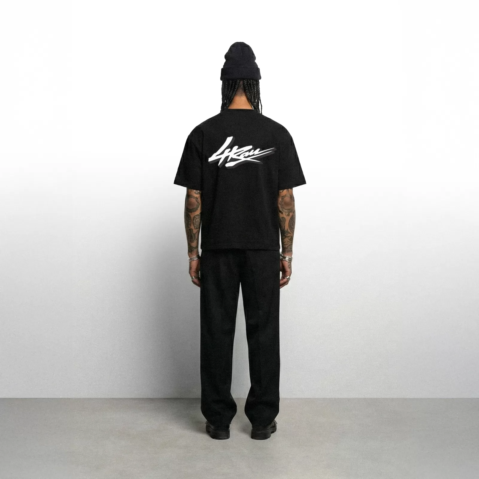 4RAU WINTER Box T-Shirt 2025 - BLACK - 4